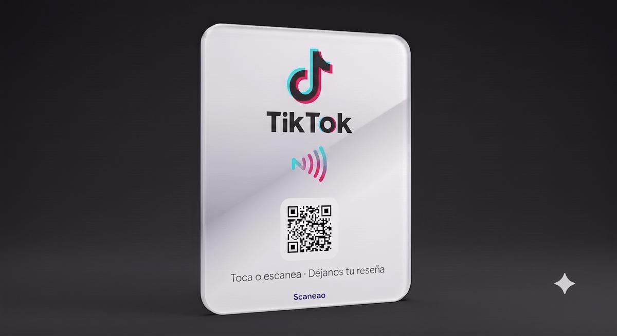 Tarjeta Scaneao variante TikTok